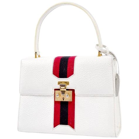 gucci club96|white gucci handbag.